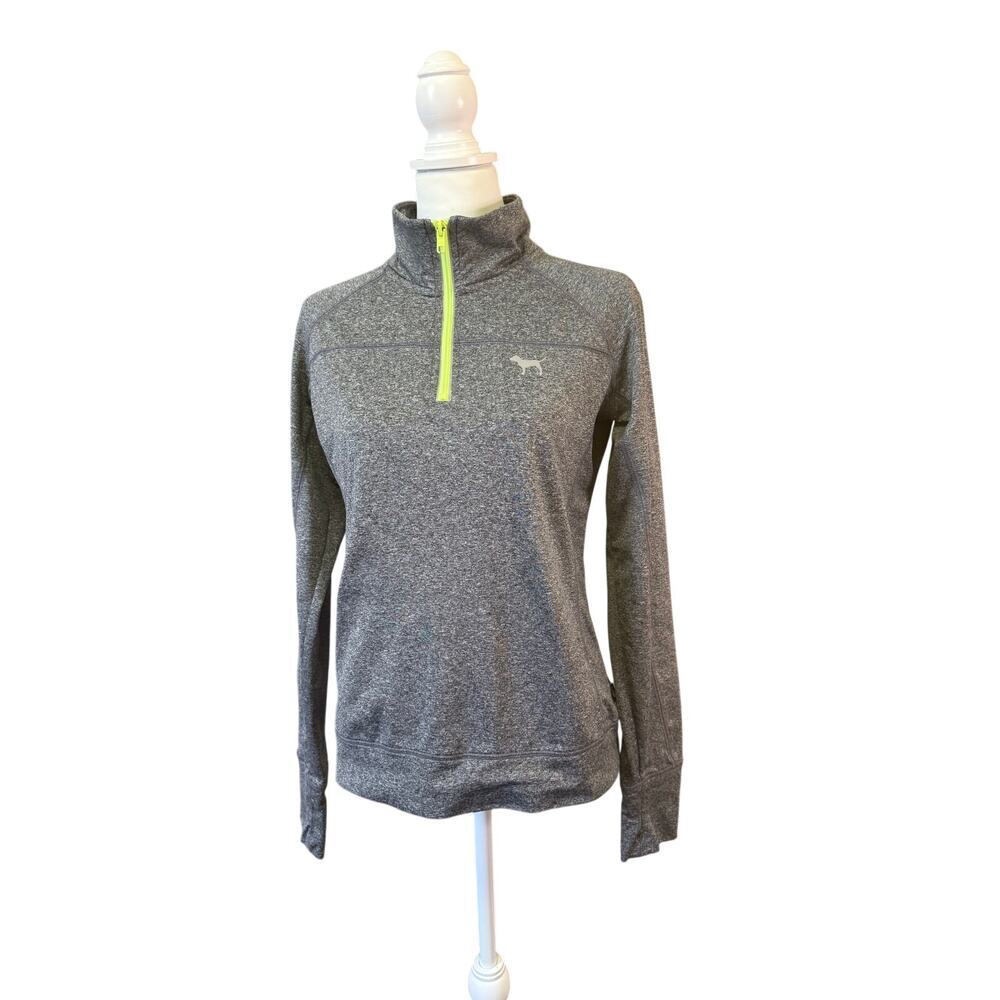 Victoria secret 1/4 zip grey longsleeve pullover